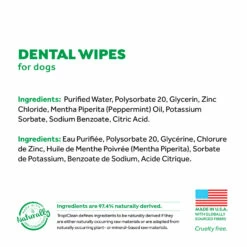 Tropiclean Fresh Breath Dental Wipes 50 Sheets -Swan Sales Shop TC 00287 3